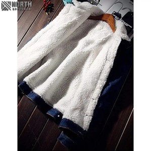 Chaqueta vaquera forrada de invierno para hombre, chaqueta cortavientos de camionero, Chaquetas vaqueras para hombre, abrigos, novedad - Product Image 3