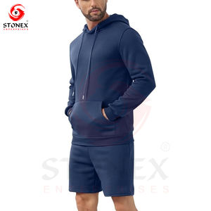Streetwear personnalisé ensemble short pour hommes vêtements de sport d'été en coton survêtement de gymnastique et short 2 pièces survêtement hommes ensemble de t-shirt - Product Image 2