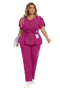 Combinaisons de travail personnalisées pour infirmières et médecins, tissu respirant, ajustement confortable, idéal pour le travail en clinique et à l'hôpital - Product Image 2
