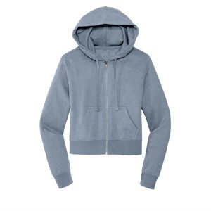 Sweat à capuche chaud en polaire pour femme-Veste zippée légère et respirante pour tenue décontractée, gym et superposition par temps froid - Product Image 1