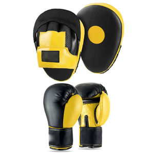 SUMROOS Gants de boxe en cuir 16oz avec logo personnalisé pour le Muay Thai Training Kickboxing Sparring Punching pour adulte - Product Image 5