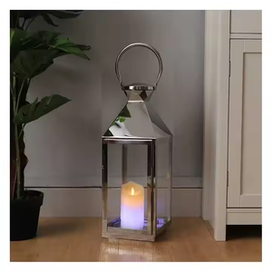 Linternas de metal de diseño 2025, linternas hechas a mano pulidas para decoración del hogar y el jardín, perfectas para bodas y temporadas festivas - Product Image 6