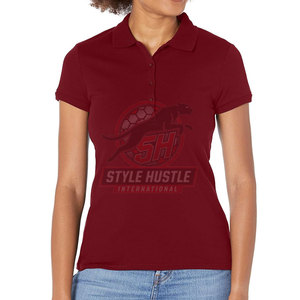 Camisetas Polo para Mujer de Diseño Personalizado, Camisetas Polo para Mujer Hechas de Algodón, Camisetas Polo de la Mejor Calidad a Precio Económico - Product Image 3