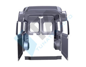 Juego de molduras interiores de plástico ABS para puertas dobles correderas PSA Jumper Ducato Boxer Relay L3H2 L2H2 L4H2 LHD RHD - Product Image 2