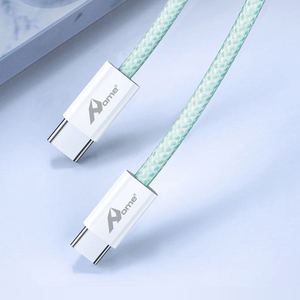 Cable de Datos Tipo-C a Tipo-C de 60W y 3M, Modelo 1101227, Color Verde, Cable de Carga para Electrónica de Consumo - Product Image 5