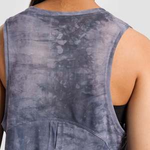 Vital Breathable Blue Knitted Fabric <b>Top</b> with <b>Mesh</b> Cover Comfortable and Responsive - Product Image 5