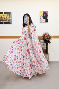 Robe en coton pour femmes, Design, Kurtis, vente en gros, Anarkali, dernière mode, prix bas avec dupata Jackate, indien, Reyon - Product Image 2