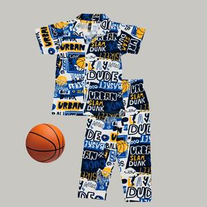 Conjuntos de ropa para niños de manga corta al por mayor ropa informal para niños 100% algodón puro diseño en blanco patrón sólido - Product Image 4