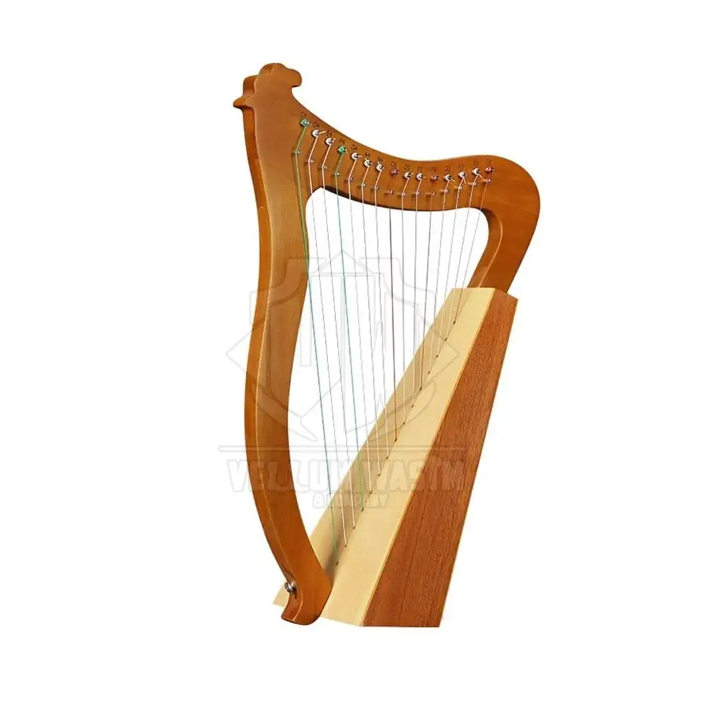 17 String Harp Natural Wood Harp with Free String Set Best for Harpist