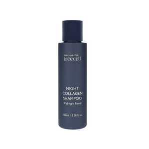 TREECELL Midnight Forest Night 100mL Aceite orgánico para el cuidado del cabello Gel Colágeno Champú Uso en el hogar Nutritivo Hidratante Ácido salicílico - Product Image 1
