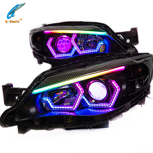 B-deals Gen 2 icónicos faros LED Crystal Angel Eyes para RGB Chasing Amber con señal de giro nuevos accesorios de luz de coche - Product Image 4