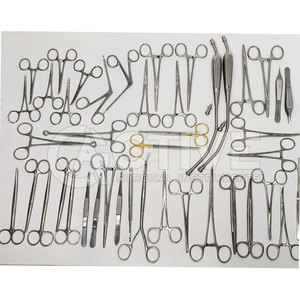 Juego de cirugía general mayor reutilizable con soporte de aguja para profesionales médicos Juego de instrumentos quirúrgicos generales - Product Image 4