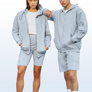 Ensemble de shorts décontractés unisexe avec logo personnalisé, survêtement d'entraînement, jogging, 2 pièces, short et t-shirt à manches courtes pour l'été
 - Product Image 6