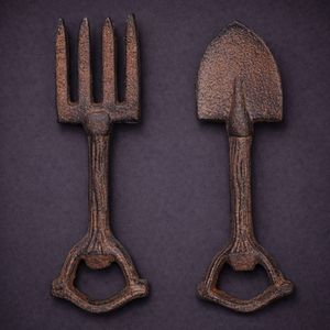 Ensemble d'ouvre-bouteilles en fonte Fleur de Lys, design français vintage, prise en main robuste, finition durable, idéal pour bar à domicile et décoration classique - Product Image 4