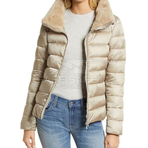 Chaqueta de invierno acolchada para mujer de alta calidad con cuello levantado, nueva moda, diseño con capucha, tela de lona transpirable para otoño - Product Image 2
