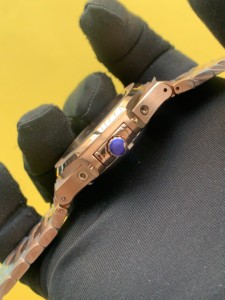 Índice de tendencia superior Dial Tono dorado Acero inoxidable Mecánico Automático Reloj de pulsera analógico para hombres Proveedor de relojes suizos de moda - Product Image 3