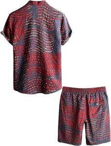 Nouvelle tendance, ensemble deux pièces pour homme, taille plus, imprimé numérique alphabétique tendance, costume décontracté, pantalon de plage, t-shirt pour homme, ensembles pour homme - Product Image 5