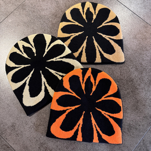 Breathable Professional New Arrival Beanie Cap Wholesale Unisex Customized Logo Knitted <b>Fabric</b> Jacquard Beanie Made In Pakistan - Product Image 2