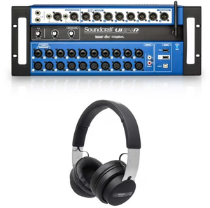 มิกเซอร์ดิจิตอล 2 แชนแนล คุณภาพเยี่ยม Soundcraft Ui24R เครื่องบันทึกเสียงแบบมัลติแทร็ก USB พร้อมระบบควบคุมไร้สายในตัว ระบบเสียงรอบทิศทาง 3 ปี - Product Image 1
