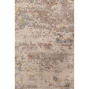 Alfombras de Lana y Seda Anudadas a Mano del Lejano Oriente, Color Beige Marrón con Diseño Floral Clásico para Dormitorio, AKWS-3041, Alfombra Rectangular para Pasillo Hecha a Mano - Product Image 3