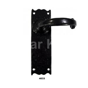 Poignée de porte en fonte brune avec serrure à clé Design Unique poignée de porte pour la maison cuisine salle de bain salon porte décor - Product Image 4