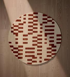 Alfombra de lana con mechones a mano a rayas de contorno, alfombra moderna de calidad fina para decoración del hogar, diseño personalizado para sala de estar y dormitorio - Product Image 5