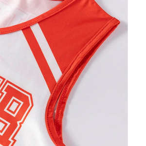 Derniers modèles d'uniformes de pom-pom girl imprimés, ensembles de costumes de pom-pom girl personnalisés de haute qualité pour femmes adultes - Product Image 5