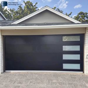Offre promotionnelle <span class=keywords><strong>Porte</strong></span> <span class=keywords><strong>de</strong></span> <span class=keywords><strong>garage</strong></span> isolée en acier galvanisé durable aspect chêne 10x7 12x8 - Product Image 3
