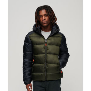 Veste d'hiver rembourrée de haute qualité, chaude, pour l'extérieur, veste rembourrée d'hiver, fermeture éclair unie, vestes à bulles, manteaux en duvet, col montant - Product Image 1