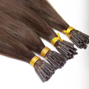 ผมต่อแบบ I-Tip Remy 8 นิ้ว ลอนธรรมชาติ สีน้ำตาลกลาง 9A - Product Image 6