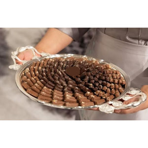 Bonbons classiques Desert Holder Table Top Chocolat Plateau De Service Deluxe Qualité Plateau De Chocolat En Métal Doré Au Prix De Gros - Product Image 6