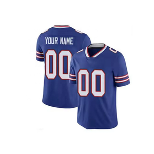 Camiseta de Fútbol Americano Personalizada de Manga Corta con Estampado por Transferencia Térmica, Blanca y Naranja, de Malla Antibacteriana, para Hombre Adulto, 100% Poliéster - Product Image 2