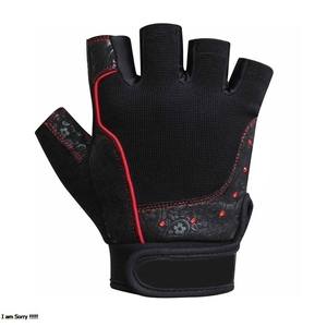 Guantes de gimnasio de medio dedo transpirables ligeros Guantes de fitness de cuero para levantamiento de pesas - Product Image 5