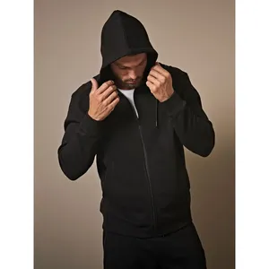 Felpa con Zip Integrale in Tessuto Interlock Costolato Personalizzata, Felpa Promozionale - Product Image 3