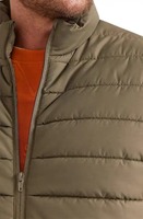 Chaleco Acolchado sin Mangas de Lona Personalizado OEM de Alta Calidad, Chaqueta Casual Impermeable, Cortavientos y Transpirable para Hombre, Estilo Urbano de Invierno