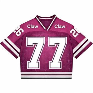 Custom Most Popular High Quality Custom Loose <b>Retro</b> Mesh Breathable American <b>Football</b> Jersey - Product Image 2