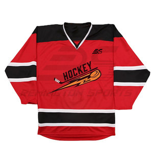 เสื้อเจอร์ซีย์เล่นฮ็อกกี้น้ำแข็งผ้าโพลีเอสเตอร์พิมพ์ซับลิเมชันเสื้อเจอร์ซีย์ใส่ได้ทั้งชายและหญิง - Product Image 3