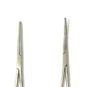 คีมหนีบห้ามเลือดสเตนเลสแบบตรงโค้งงอเครื่องมือผ่าตัดสำหรับเครื่องมือผ่าตัดห้ามเลือด - Product Image 2