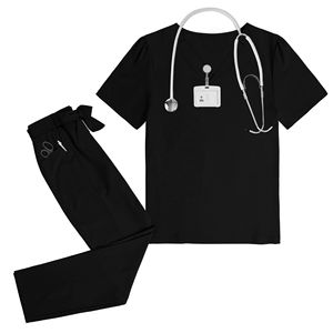 Uniforme de enfermera Conjunto de uniformes de hospital Logotipo personalizable Elástico Nuevos uniformes de enfermera para mujeres y hombres Tamaño XL Scrub - Product Image 1