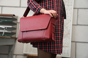 <b>Women</b> <b>Briefcase</b> Leather Customized Laptop Bag Satchel Shoulder Bag Office Bag - Product Image 6