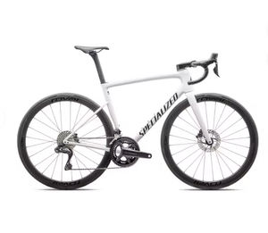 Meilleure Offre Vélo de Route en Carbone Specialized TARMAC SL8 EXPERT - Ultegra Di2 - 2025 - blanc brillant / noir métallisé - Product Image 1