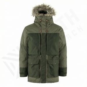 Veste parka pour homme, utilisation hivernale, manteau isolé, vêtement thermique, protection contre la neige, respirant, confortable - Product Image 1