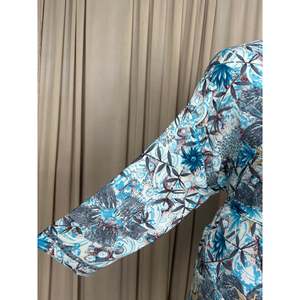 Recycled Silk Sari Women's Boho Chic Vintage Beach Cover <b>Dress</b> Robe for Resort Wear <b>Gypsy</b> House Kimono for Lounge Swimsuit Up's - Product Image 6