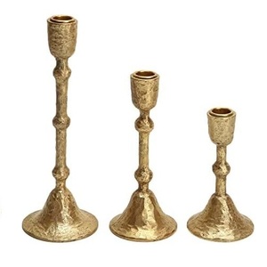 Bougeoir moderne en métal de luxe Décoration de maison élégante Styliste Lightning Design pour mariage Noël Tous les jours Occasions spéciales - Product Image 5