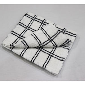 ผ้าเช็ดครัวผ้าฝ้ายเทอร์รี่ลายตารางหมากรุก ดีไซน์หรูหรา ผลิตตามแบบ OEM 100% สำหรับใช้ในครัว - Product Image 3