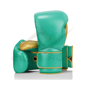 New Arrival Professional Custom Leather Boxing <b>Gloves</b> with <b>Moisture</b> Wicking Custom Design High Quality Manufactured in Pakistan - Product Image 1