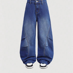 Jeans de Mezclilla de Cintura Media para Mujer, Estilo Boyfriend, Vintage, Oscuros, Transpirables, de Color, Corte Holgado, Verano, Ecológicos, Estilo Urbano Y2K - Product Image 1