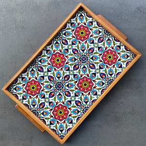 Placas de cargador de madera duraderas de gran venta de aspecto rústico, plato de servidor de alimentos para catering, accesorios de utensilios de cocina de madera - Product Image 3