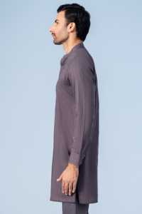 Traje Shalwar Kameez informal de algodón transpirable para hombre al por mayor de fábrica 2024 moda musulmana pakistaní a la venta - Product Image 6