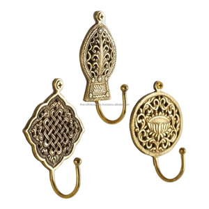 Danse Humains Figurine Crochets Salon Chambre Mur Monté Manteau Crochets Serviette Porte-clés En Laiton Or Crochets Pour La Décoration Utilisation - Product Image 2